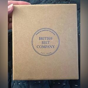 British Belt Company Flask with leather Sleeve